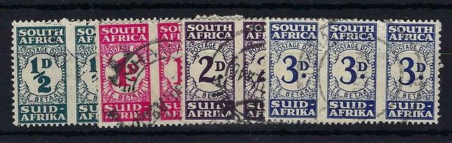 Image of South Africa SG D30/3 FU British Commonwealth Stamp